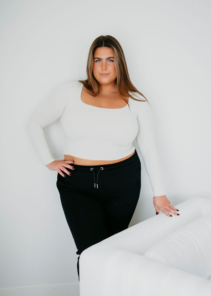 Veda Square Neck Seamless Top by Lily & Lottie