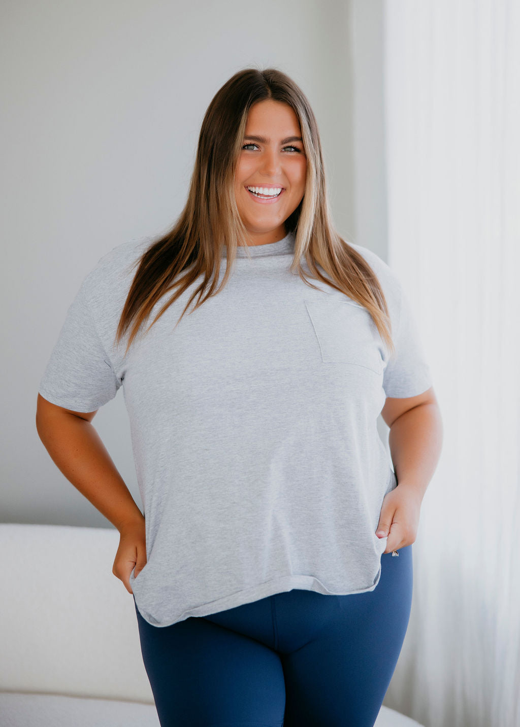 Lauren Pocket Tee by Lily & Lottie