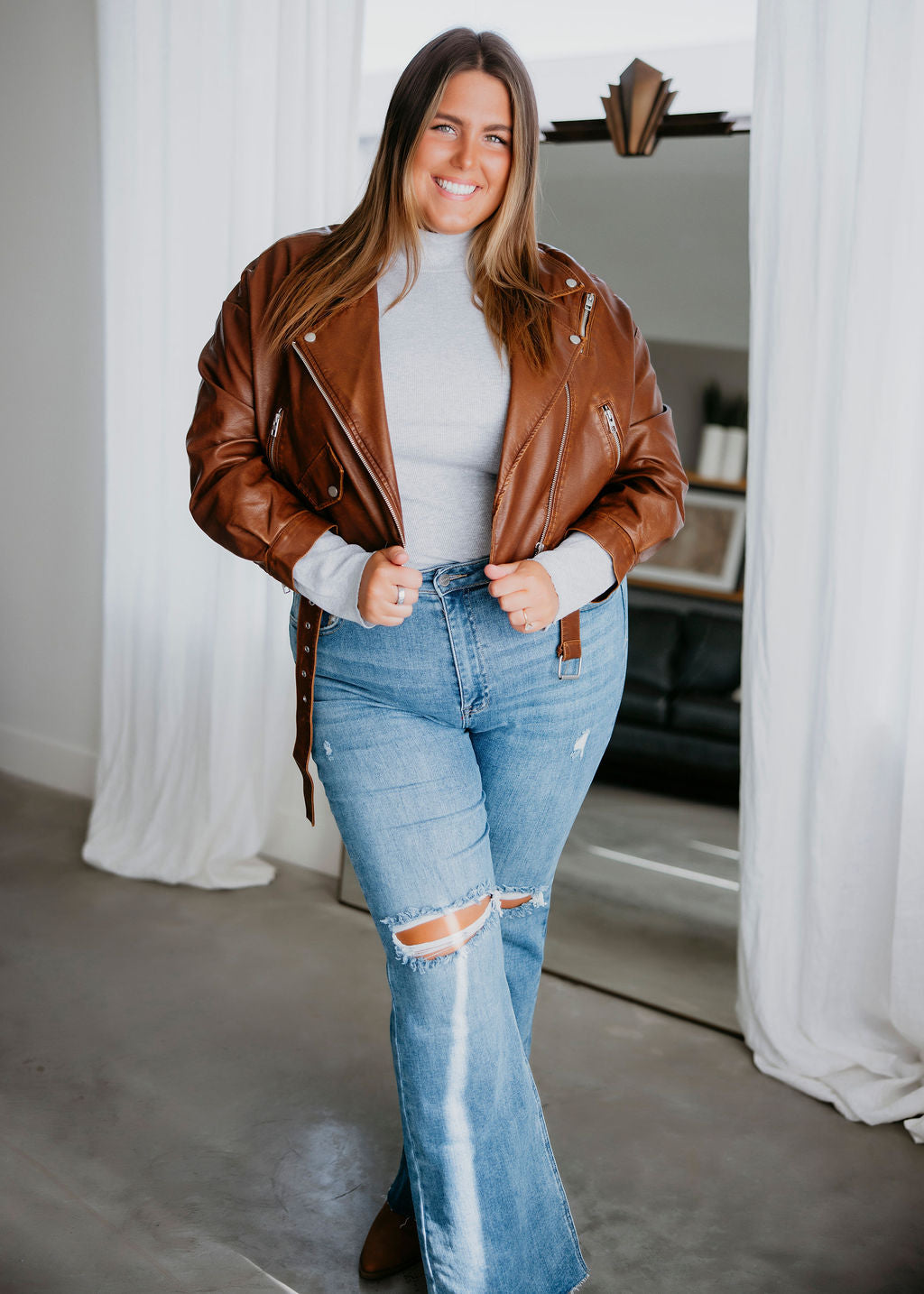 Outlaw Brown Moto by Lily and Lottie