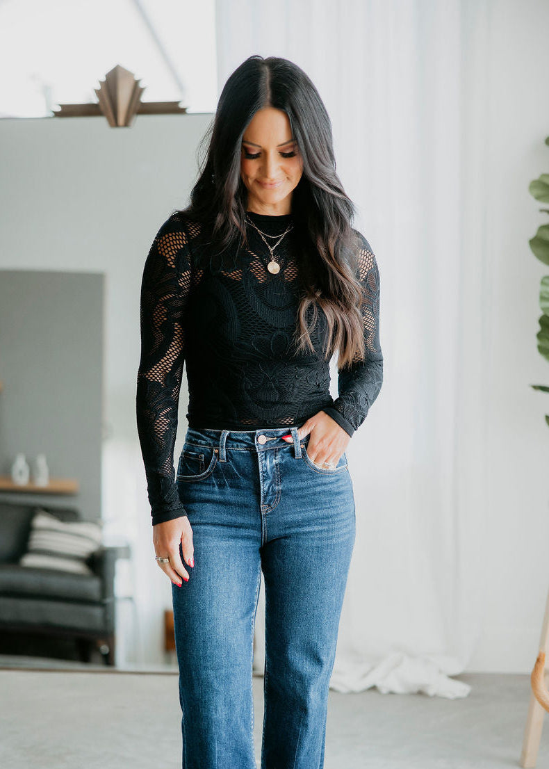 Rachelle Mesh Top