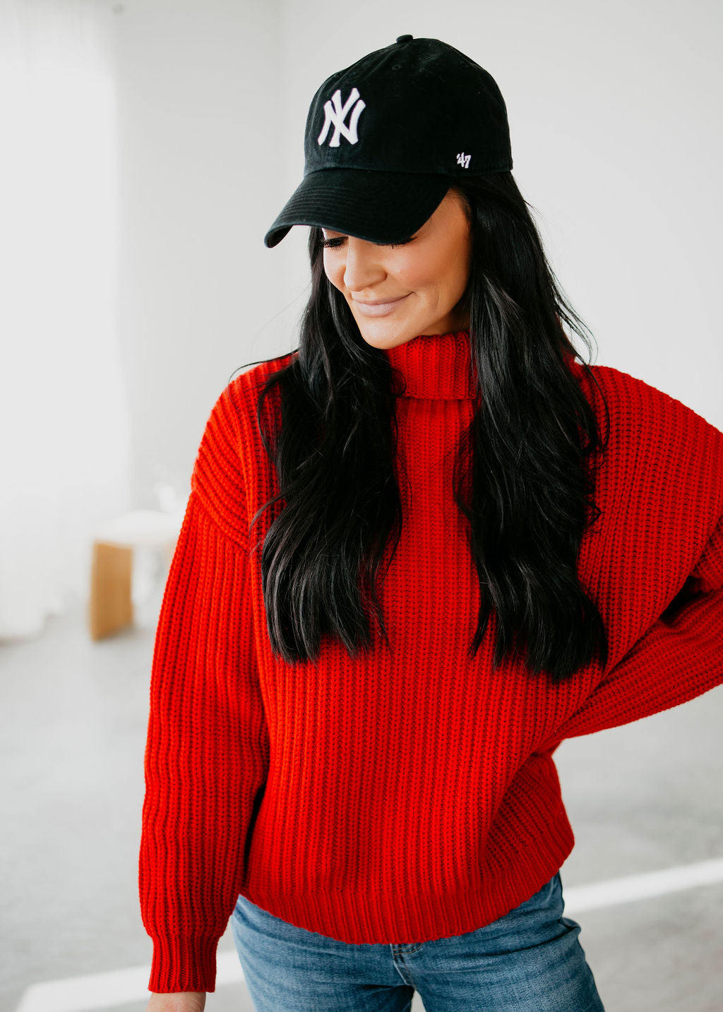 image of Amherst Funnel Neck Sweater by Lily and Lottie