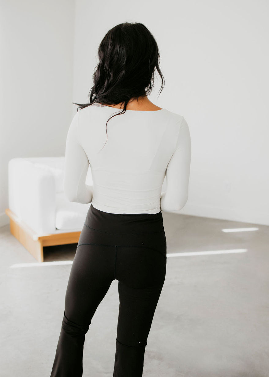 Veda Square Neck Seamless Top by Lily & Lottie