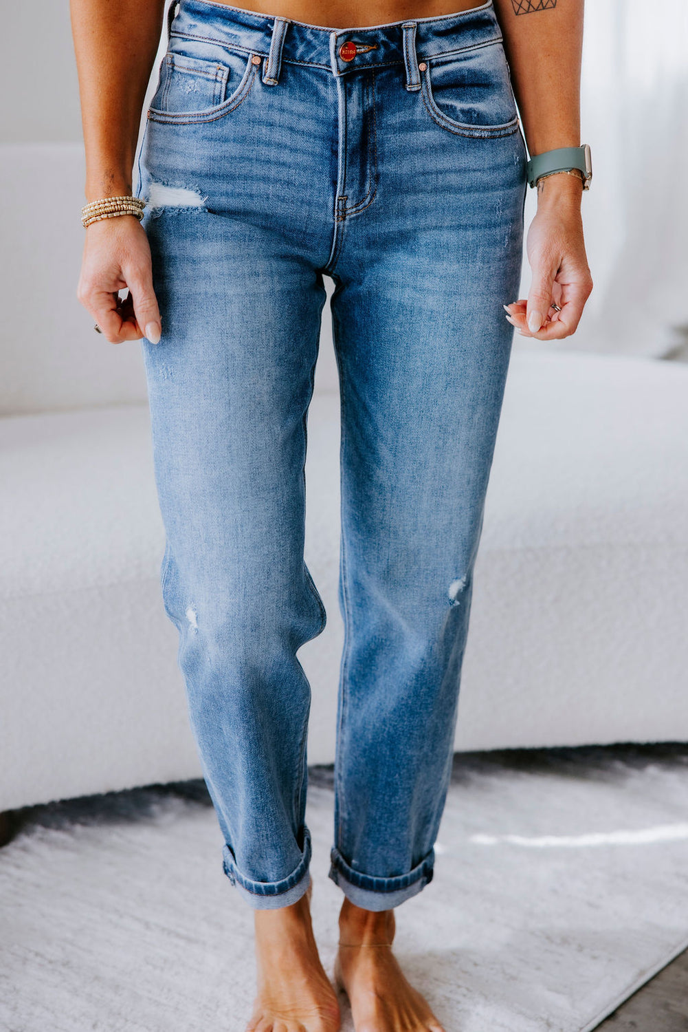 Quest Risen Boyfriend Jeans