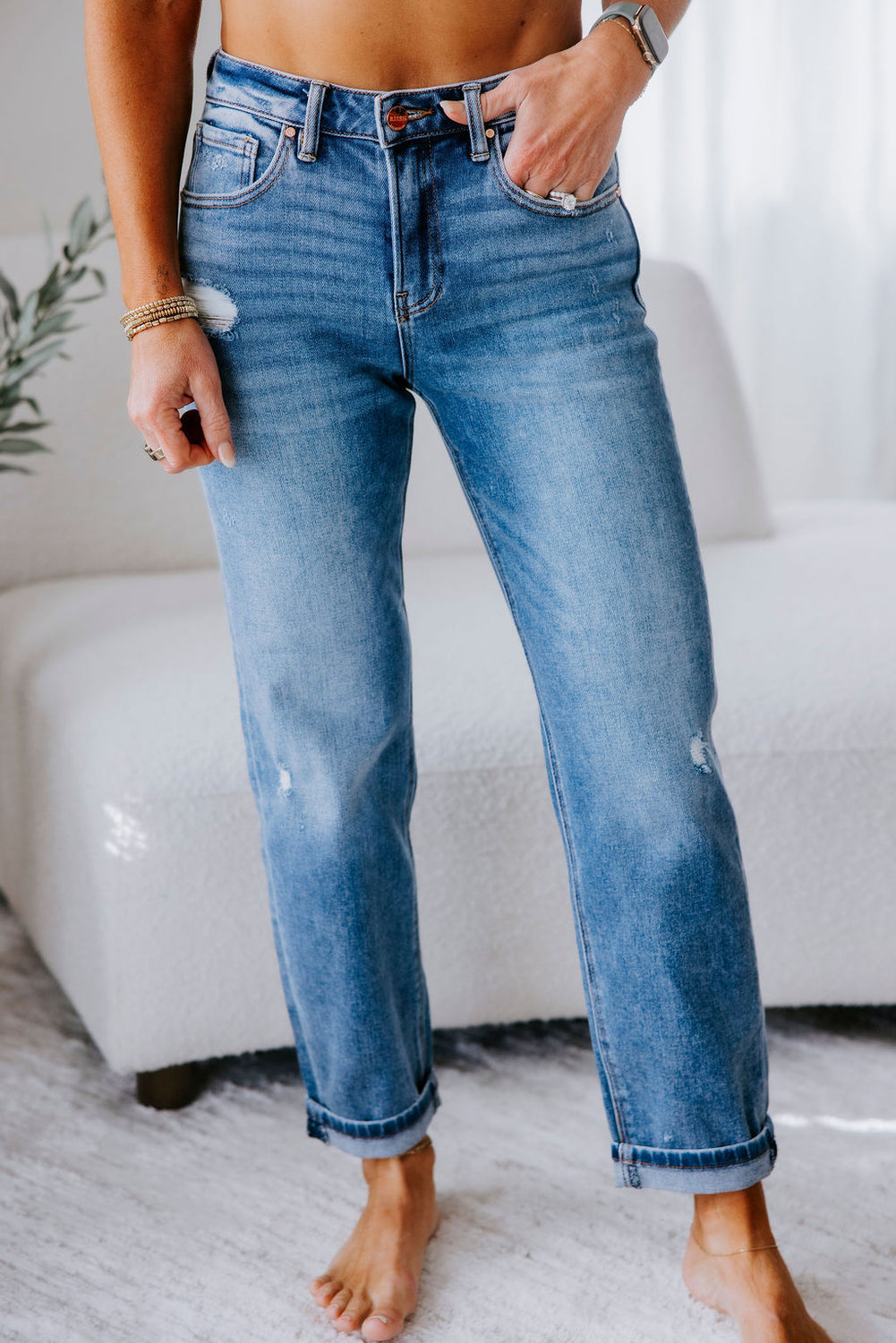 Quest Risen Boyfriend Jeans