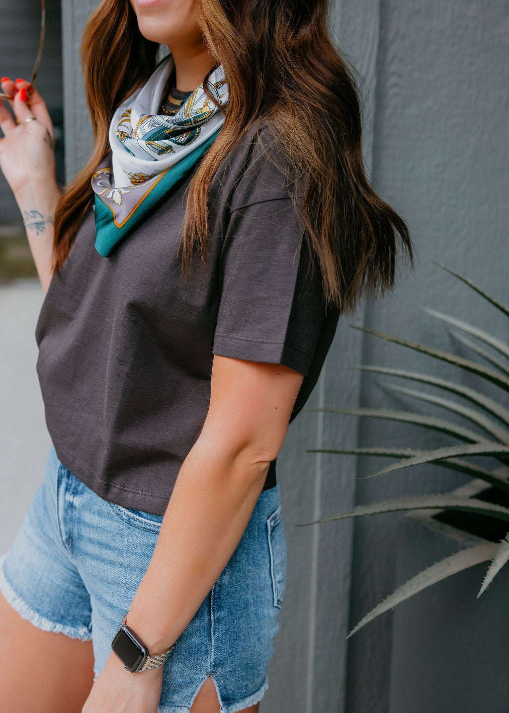 Chloe Crop Tee by Lily & Lottie