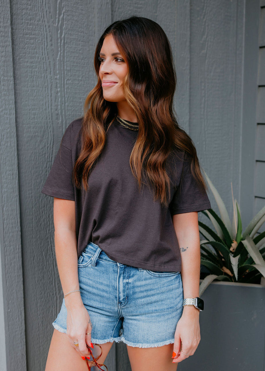 Chloe Crop Tee by Lily & Lottie
