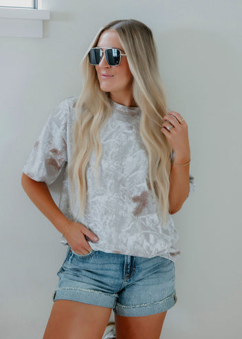 Camo Crew T-Shirt by Lily & Lottie