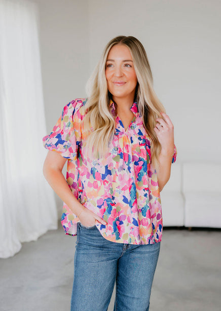 Raena Printed Blouse product view