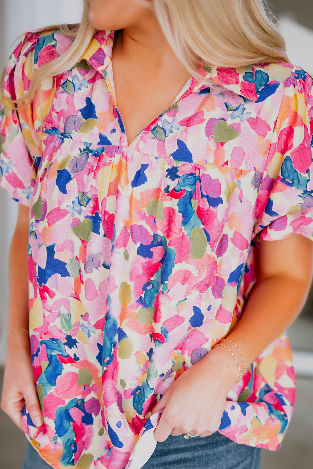 Raena Printed Blouse