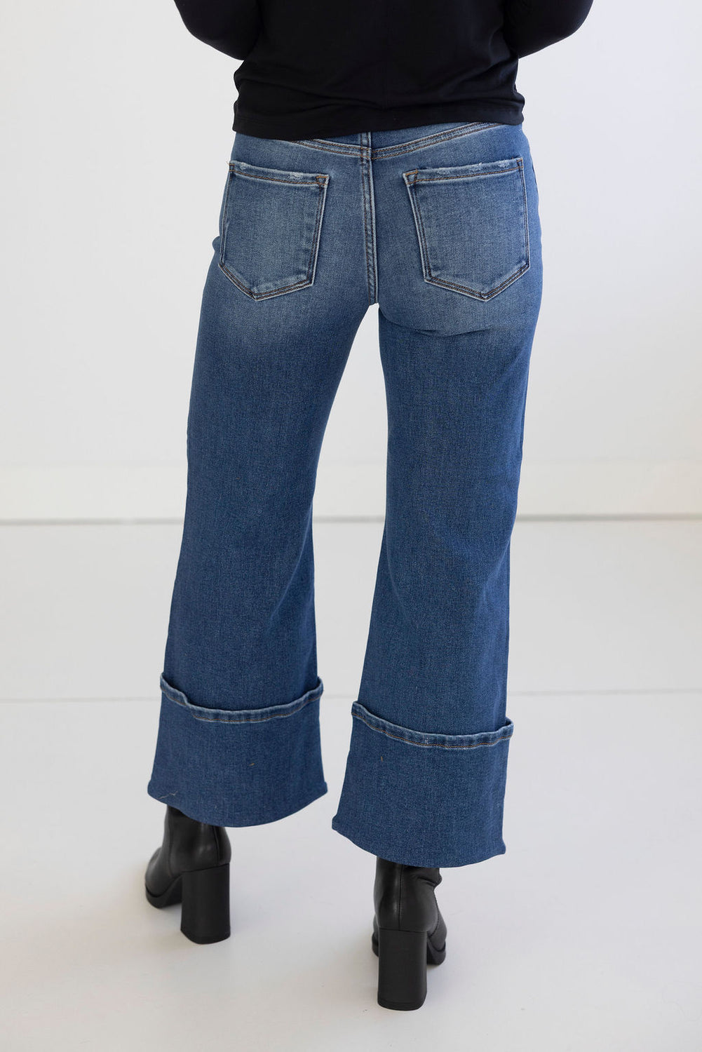 Berkleigh Risen Wide Cuffed Jeans