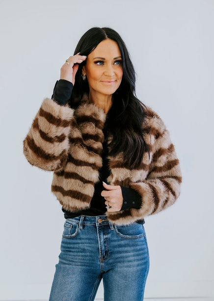 Darlyn Faux Fur Coat product view