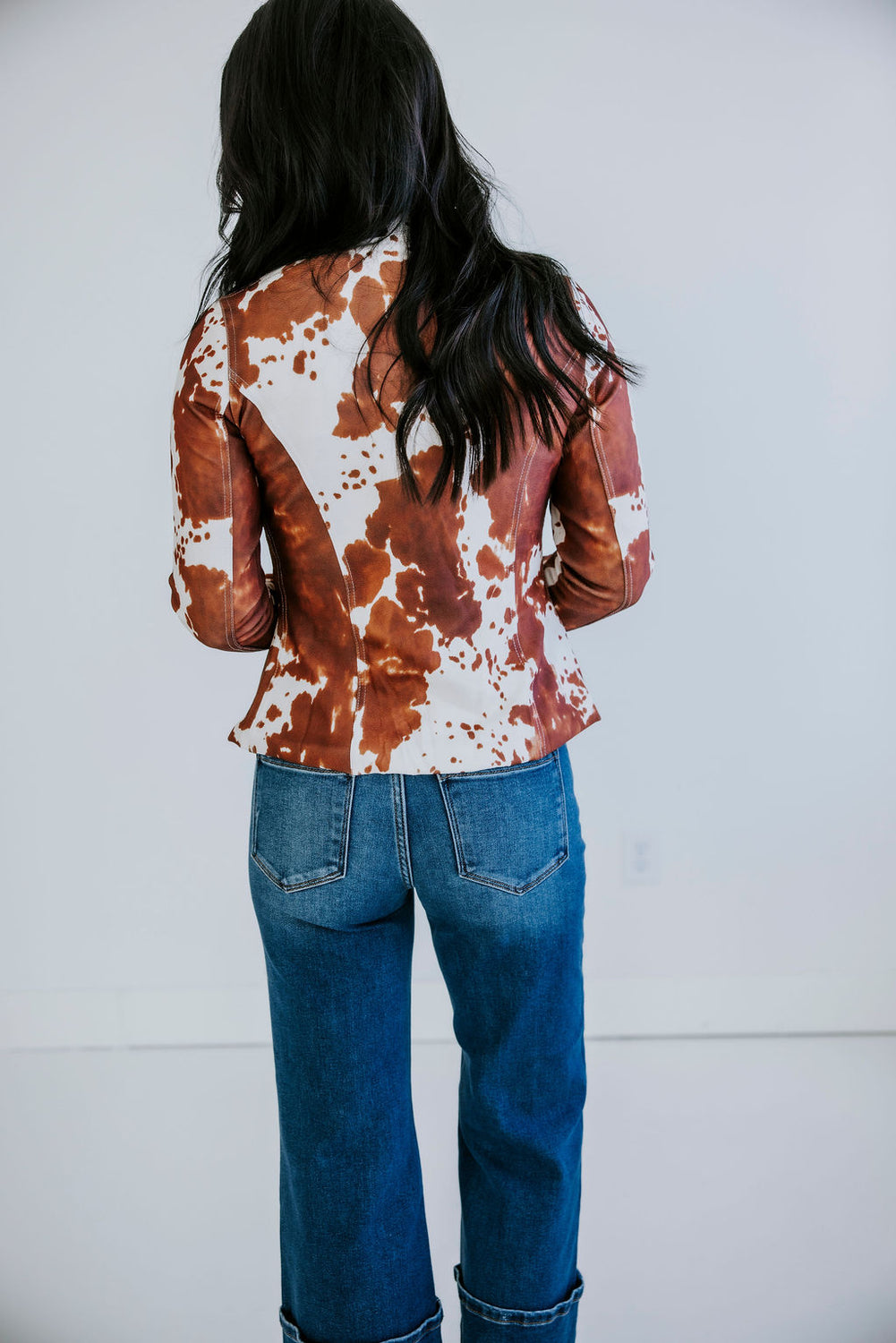 Hutch Cow Print Blazer