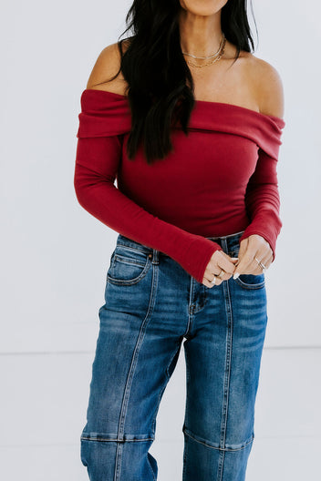 Mellorie Off-Shoulder Bodysuit