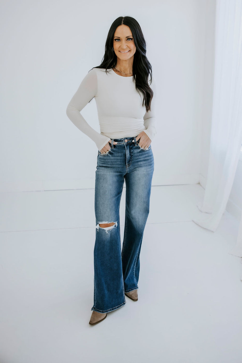 Jakob Risen Wide Leg Jeans