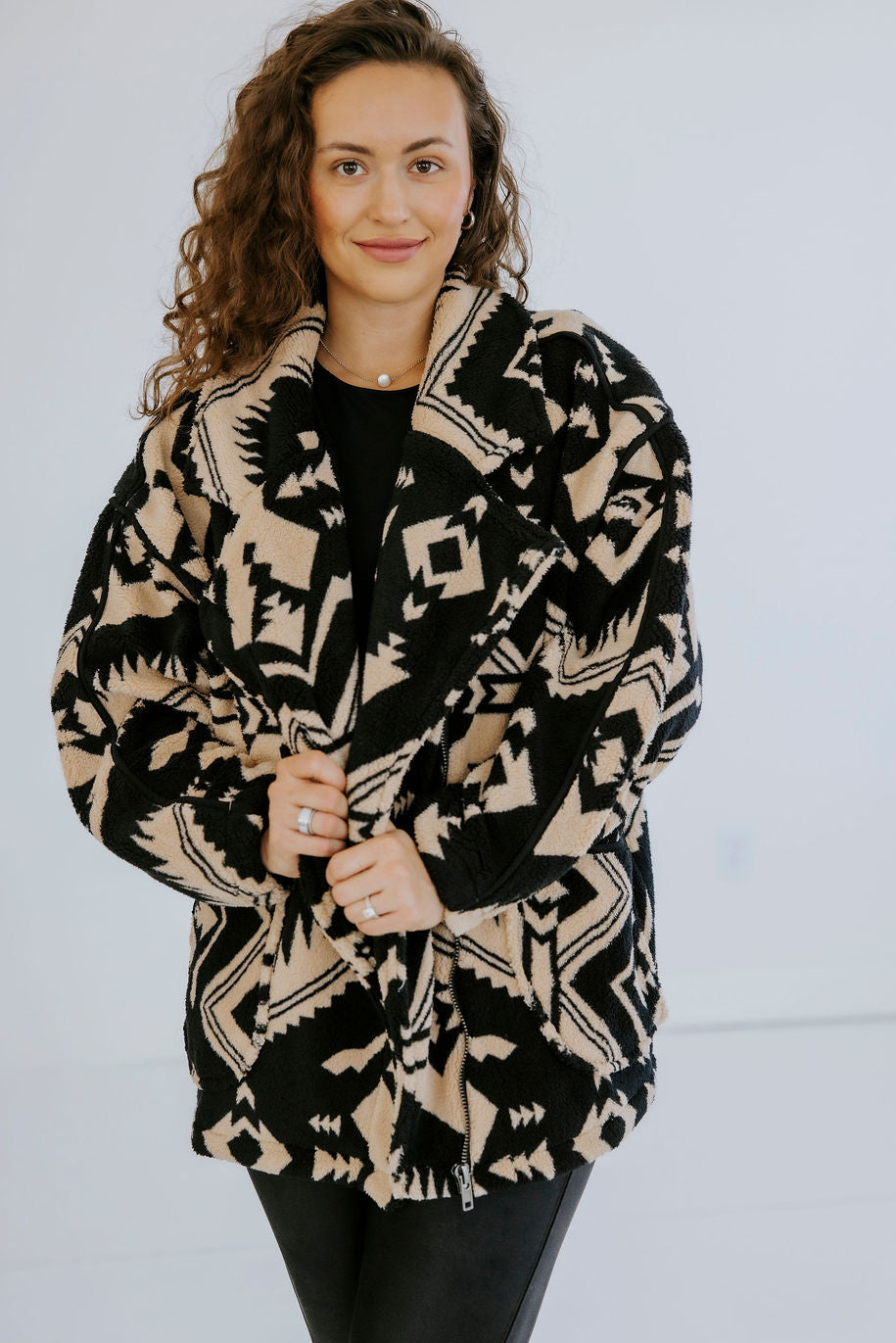 Radah Aztec Sherpa Jacket