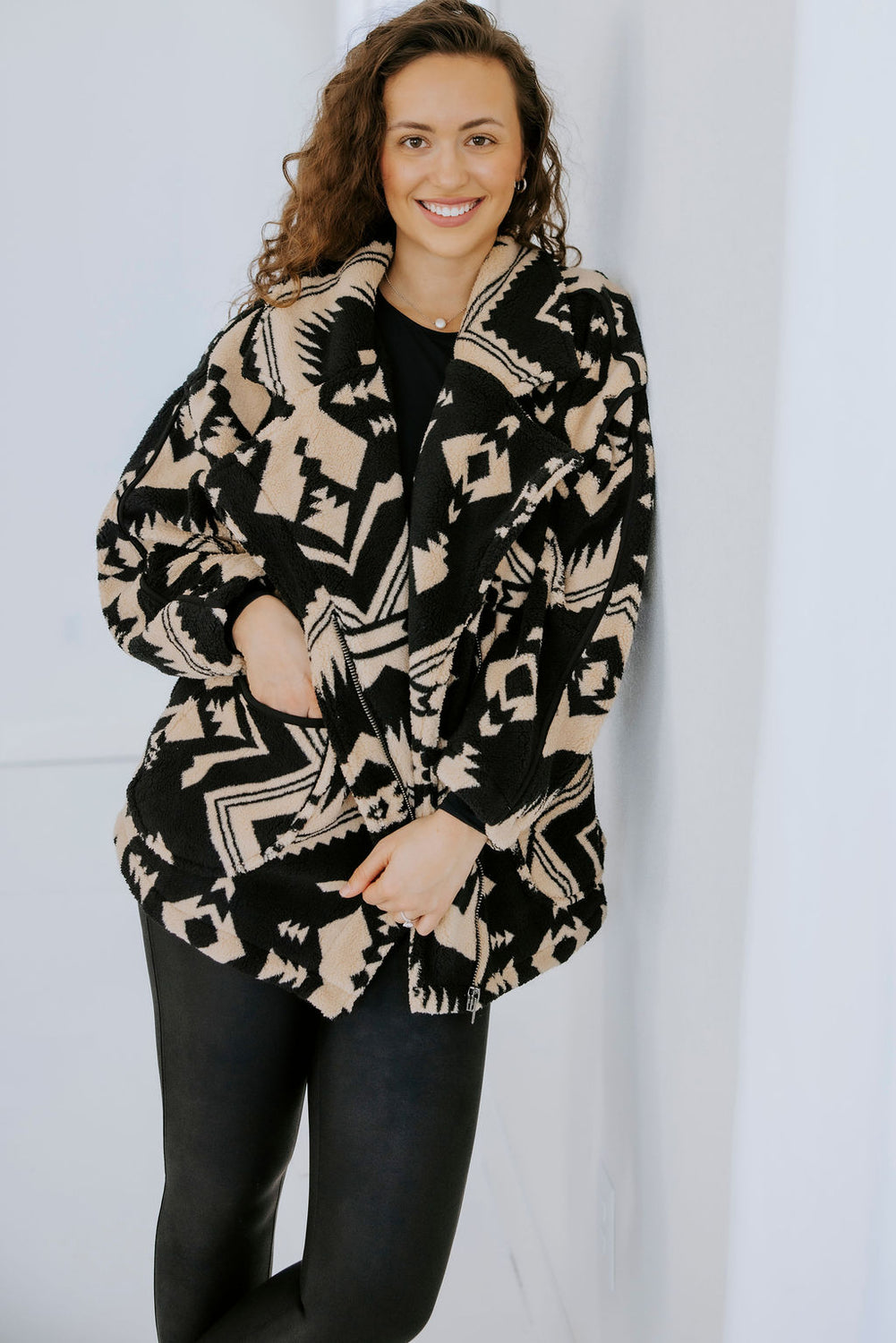 Radah Aztec Sherpa Jacket