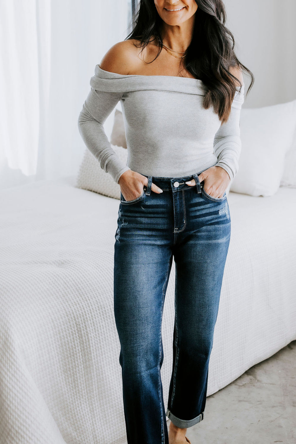 Janis Petra Baggy Straight Jeans