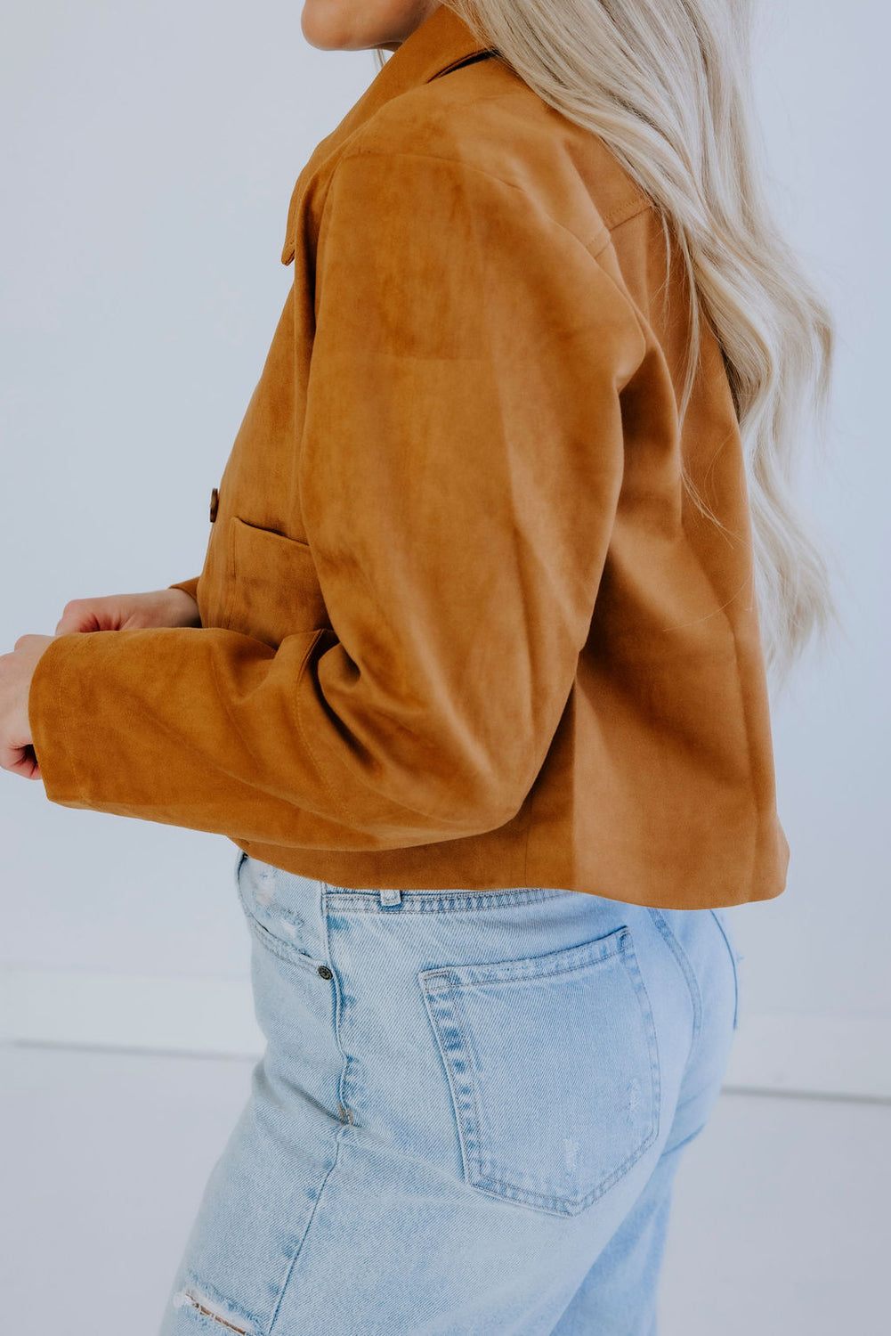 Daulton Cropped Suede Jacket