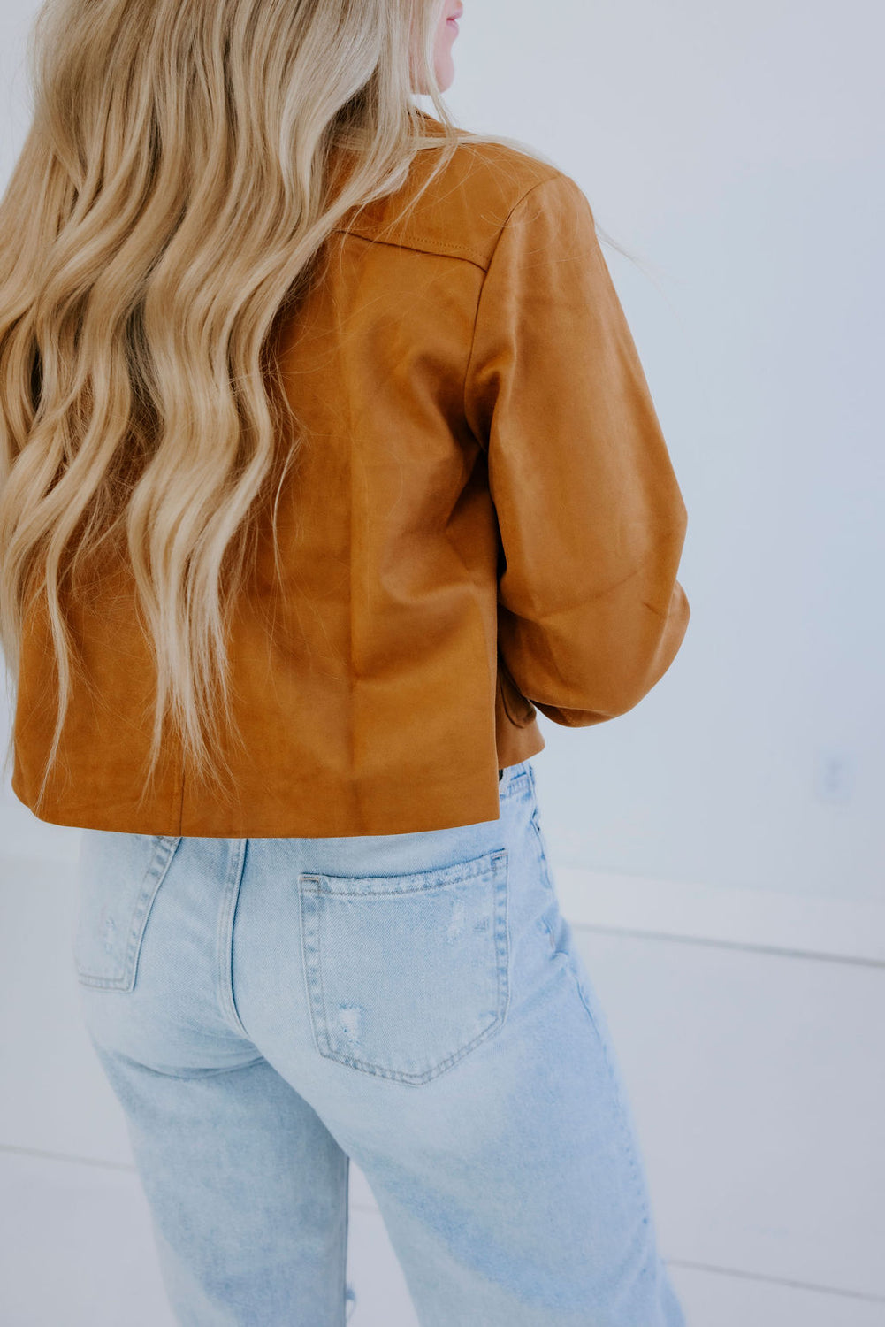 Daulton Cropped Suede Jacket