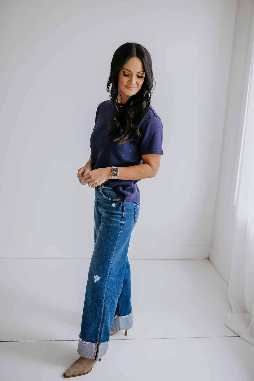 Westin Waffle Tee by Lily and Lottie