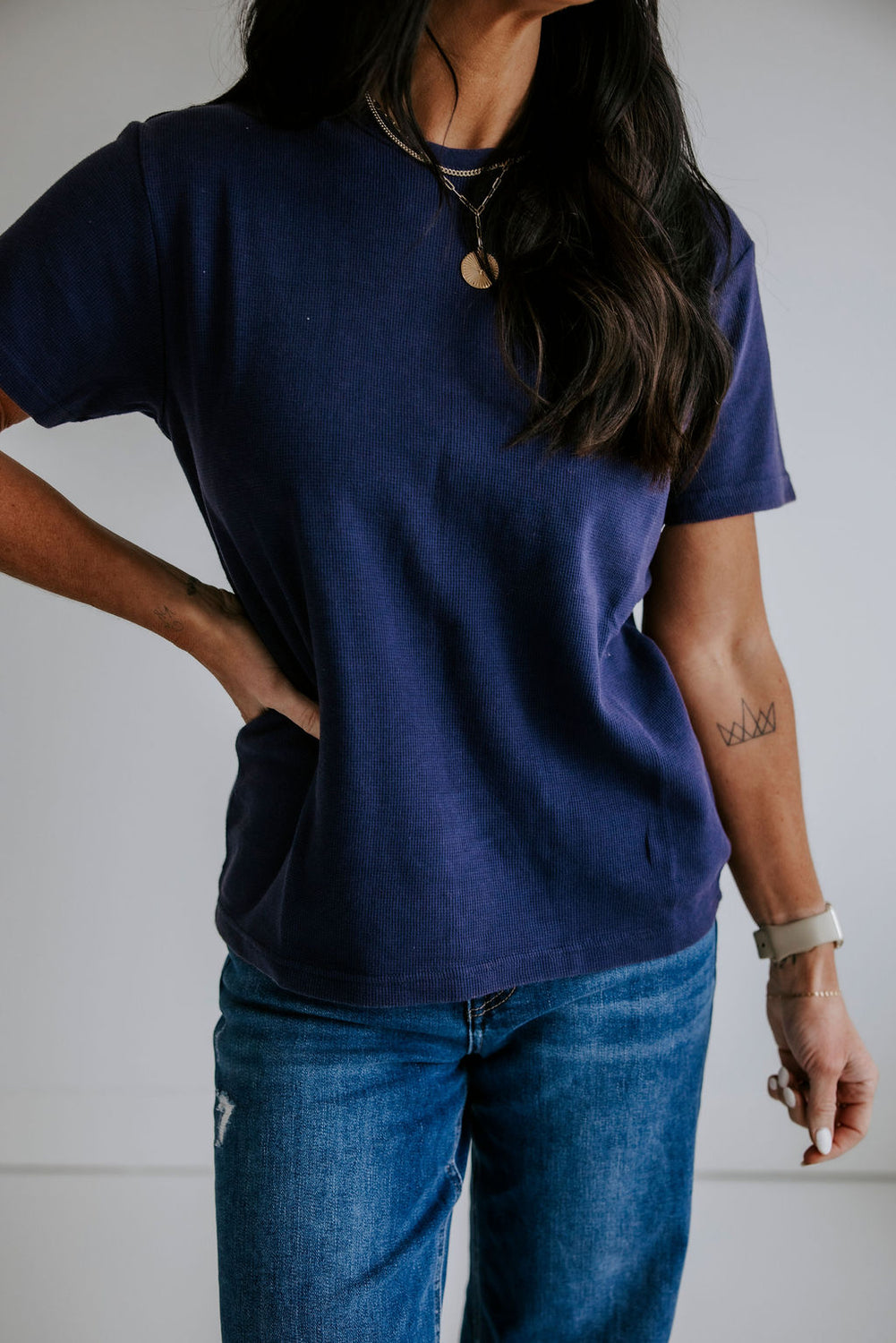 Westin Waffle Tee by Lily and Lottie