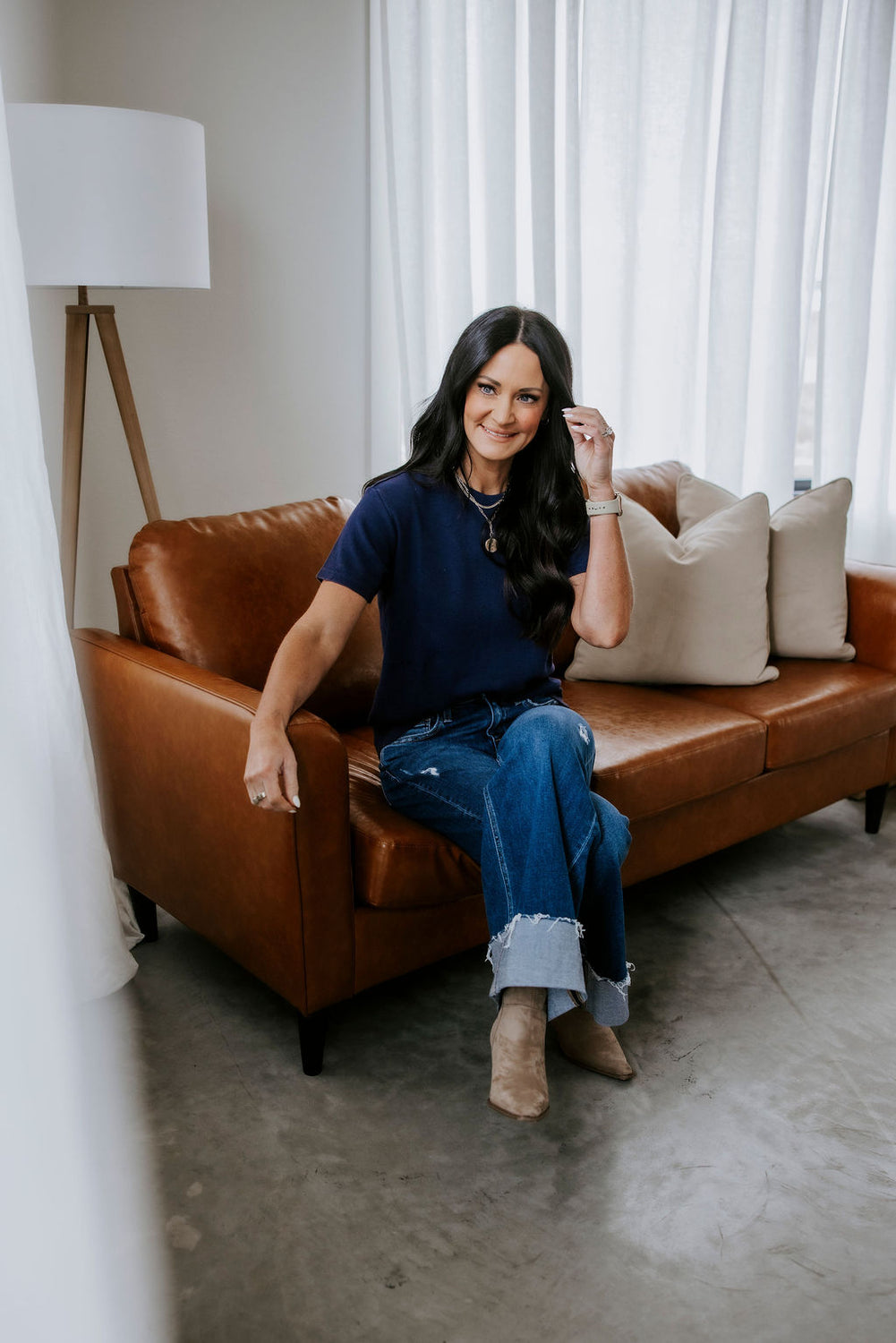 Westin Waffle Tee by Lily and Lottie