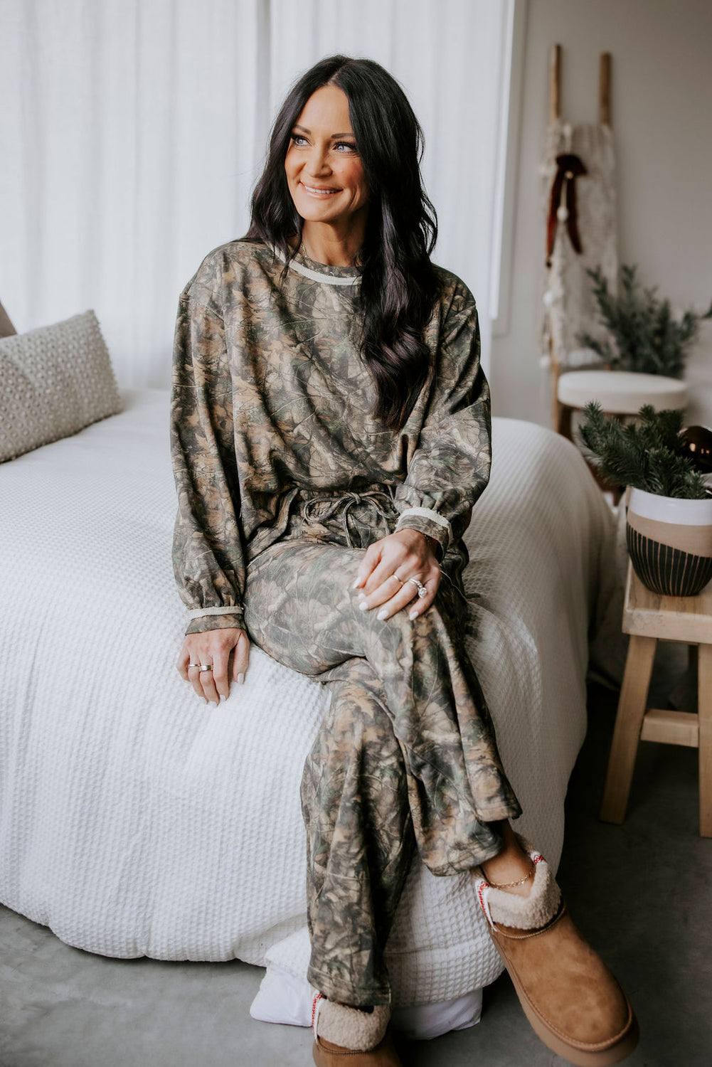 Sylvie Camo Sweatpant Set