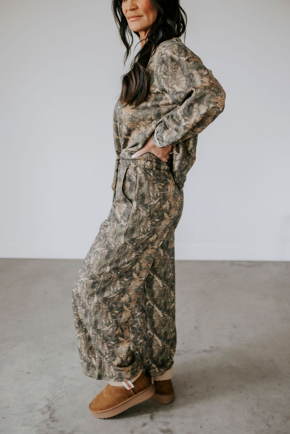 Sylvie Camo Sweatpant Set