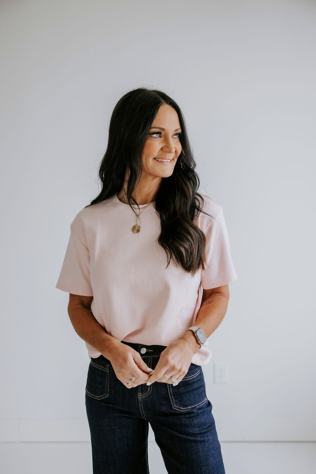 image of Westin Waffle Tee by Lily and Lottie