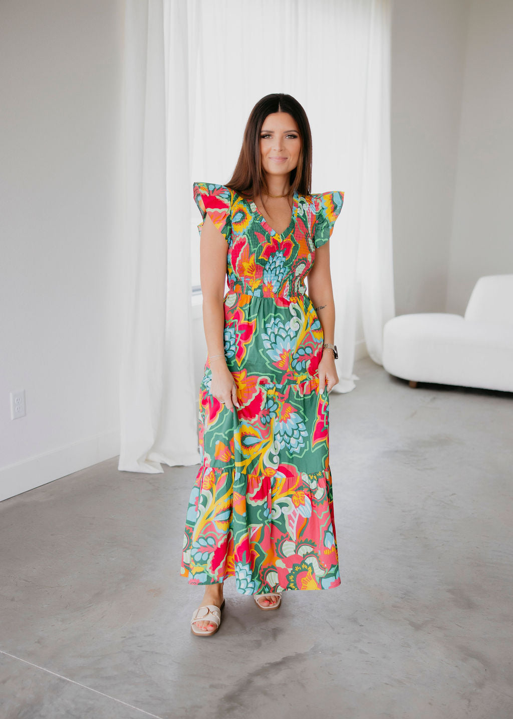 Lanai Floral Dress