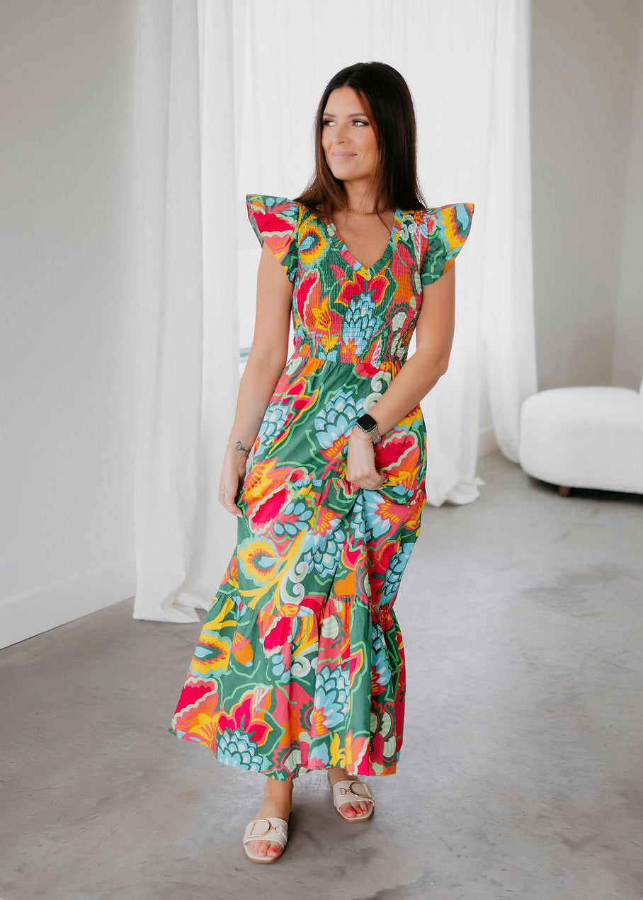 Lanai Floral Dress