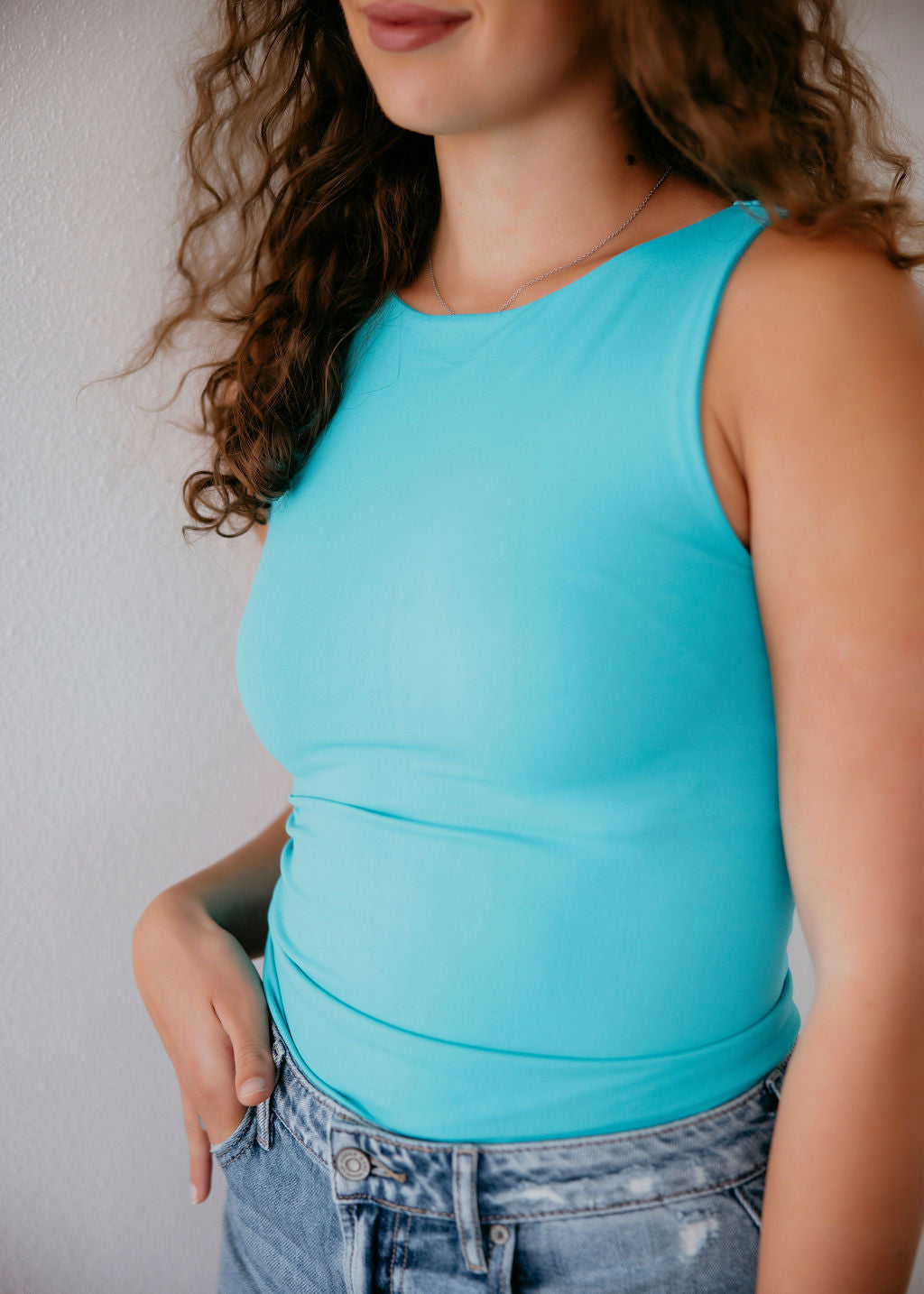 Clean Line Boat Neck Tank