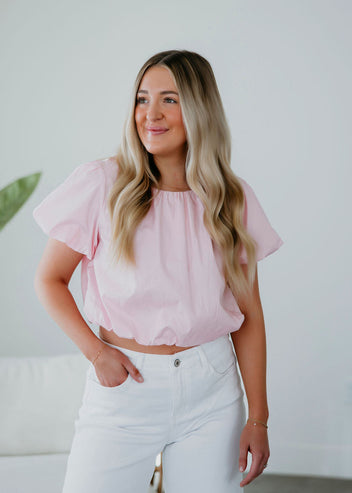 Ryen Bubble Hem Blouse