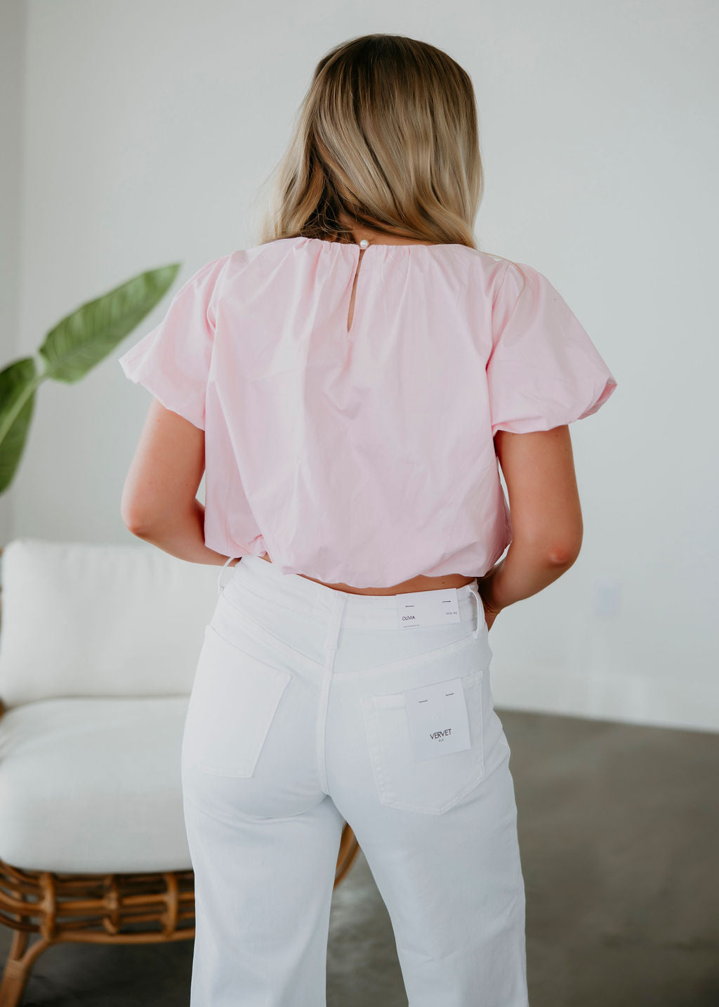 Ryen Bubble Hem Blouse