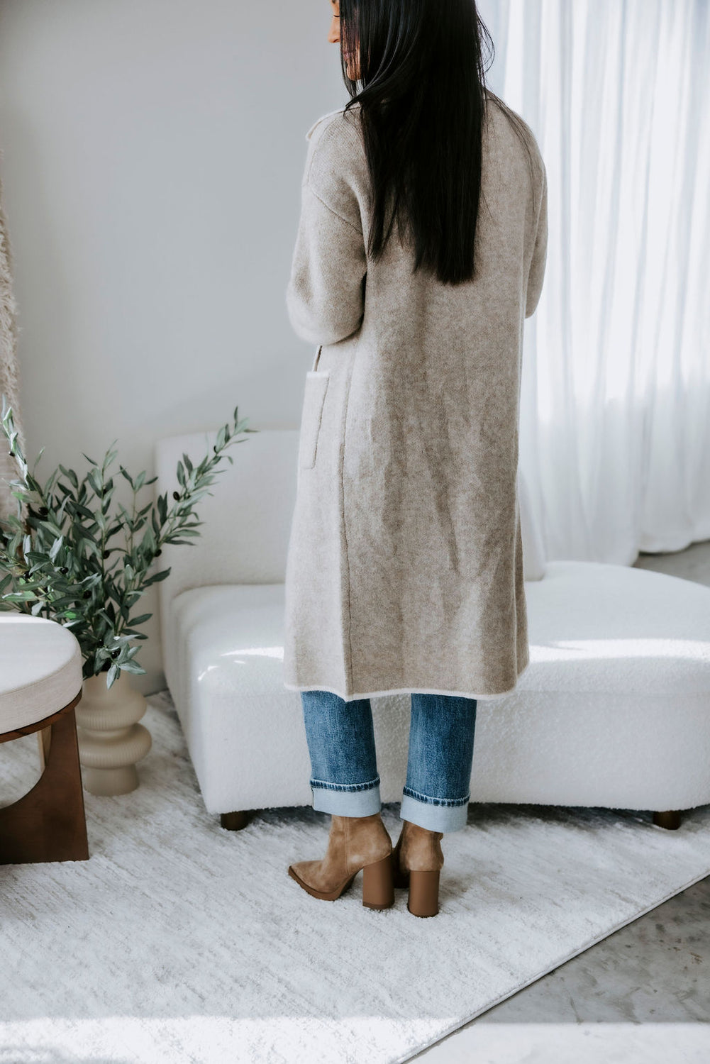 Vickie Longline Knit Jacket