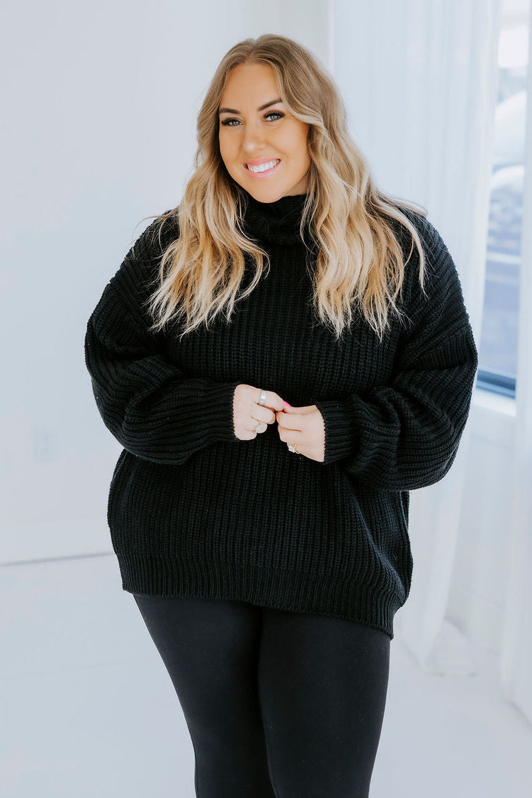 Amherst Funnel Neck Sweater by Lily and Lottie