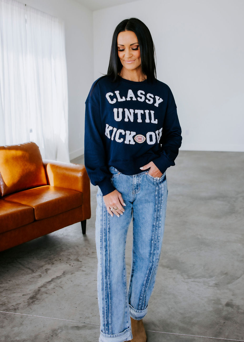 Classy Until Kickoff Sweatshirt