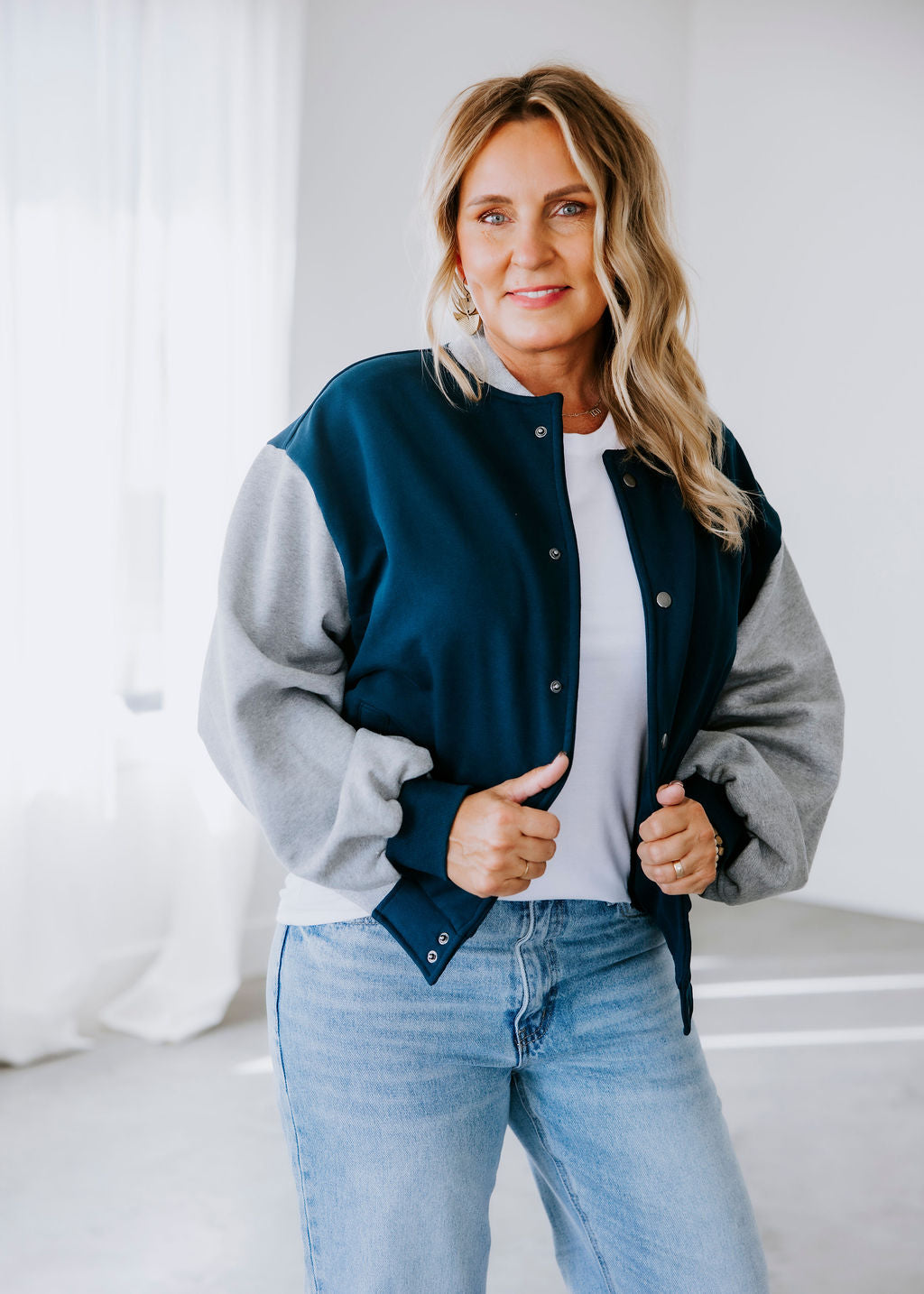 Channing Fleece Varsity Jacket