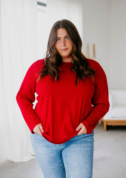 Not So Basic Basic Long Sleeve by Lily & Lottie product view