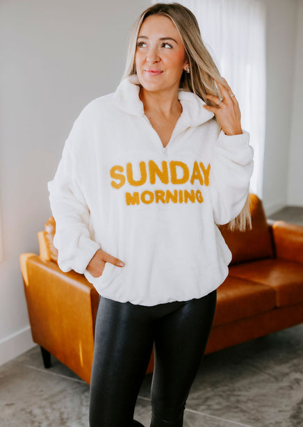 Sunday Morning Quarter Zip Pullover product view