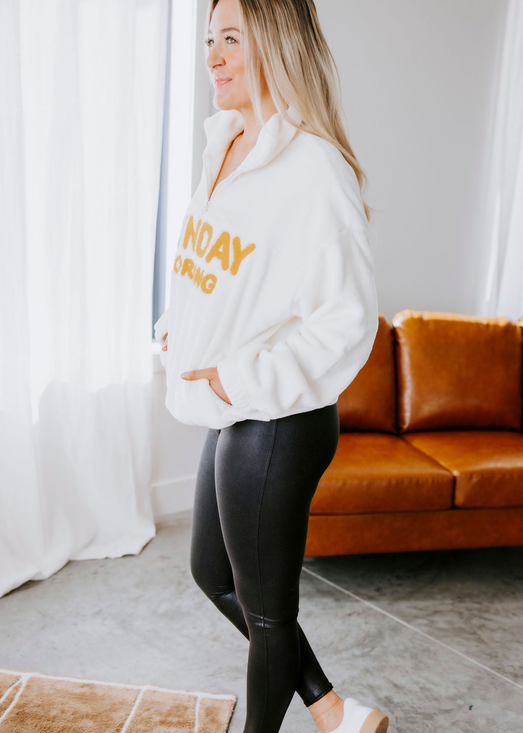 Sunday Morning Quarter Zip Pullover