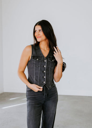 Felicity Denim Vest