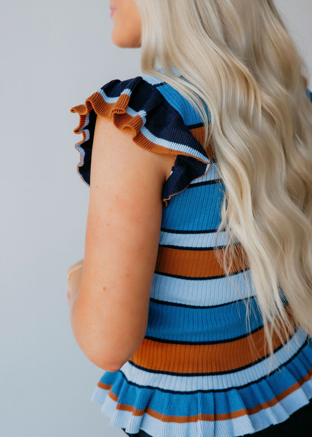 Kori Striped Knit Top