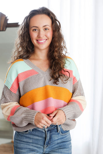 Oren Oversized Striped Sweater