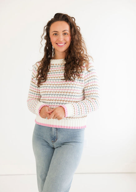 Trish Chunky Weave Sweater product view