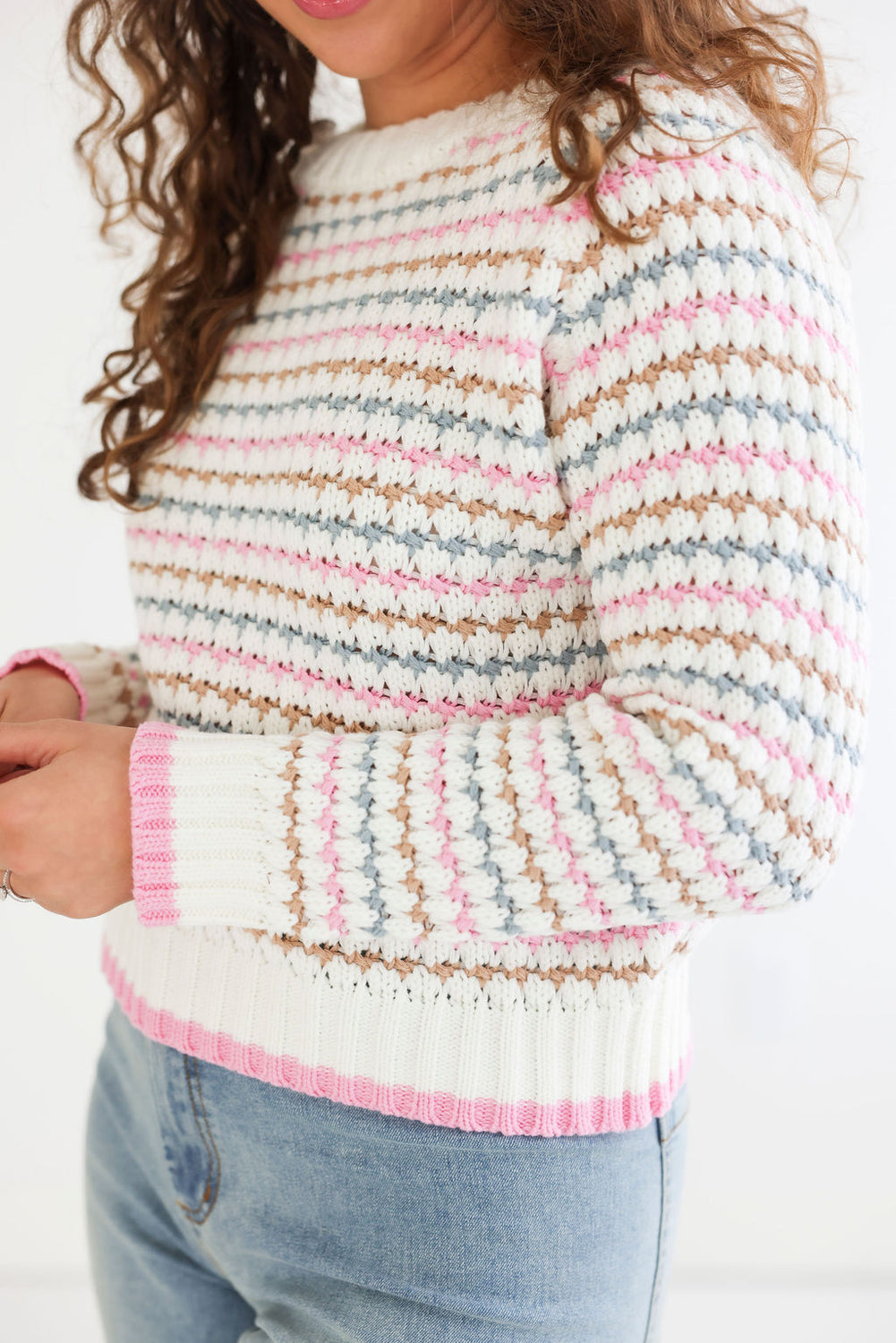 Trish Chunky Weave Sweater