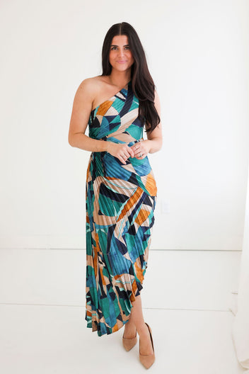 Soren Pleated Maxi Dress