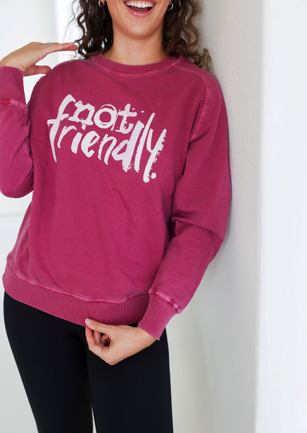 Not Friendly Graphic Crew product view