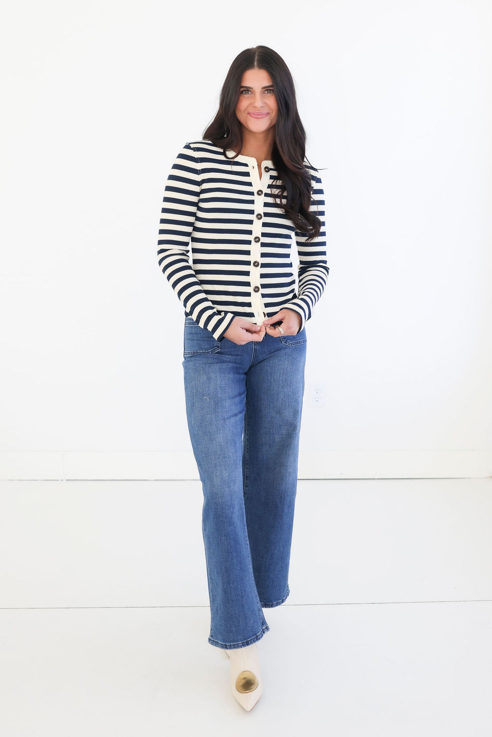 Kadie Striped Cardigan