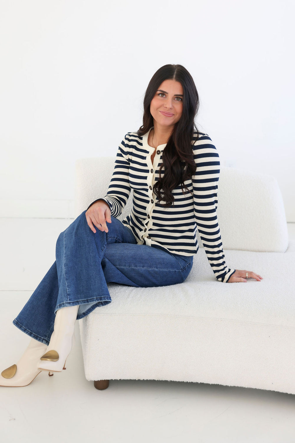 Kadie Striped Cardigan